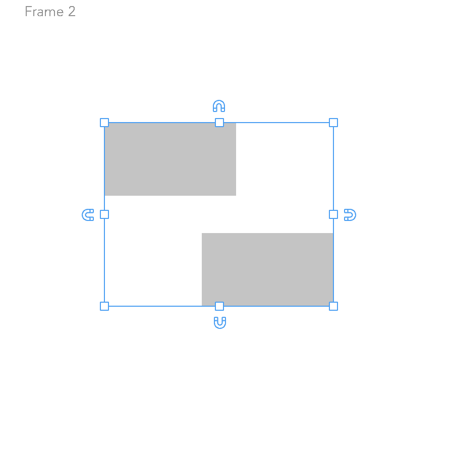 Magnets with multiple selected objects