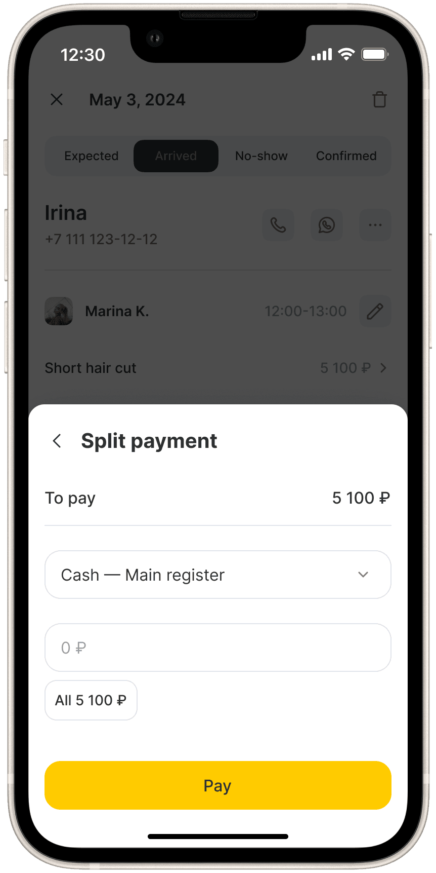 Final solution split payment